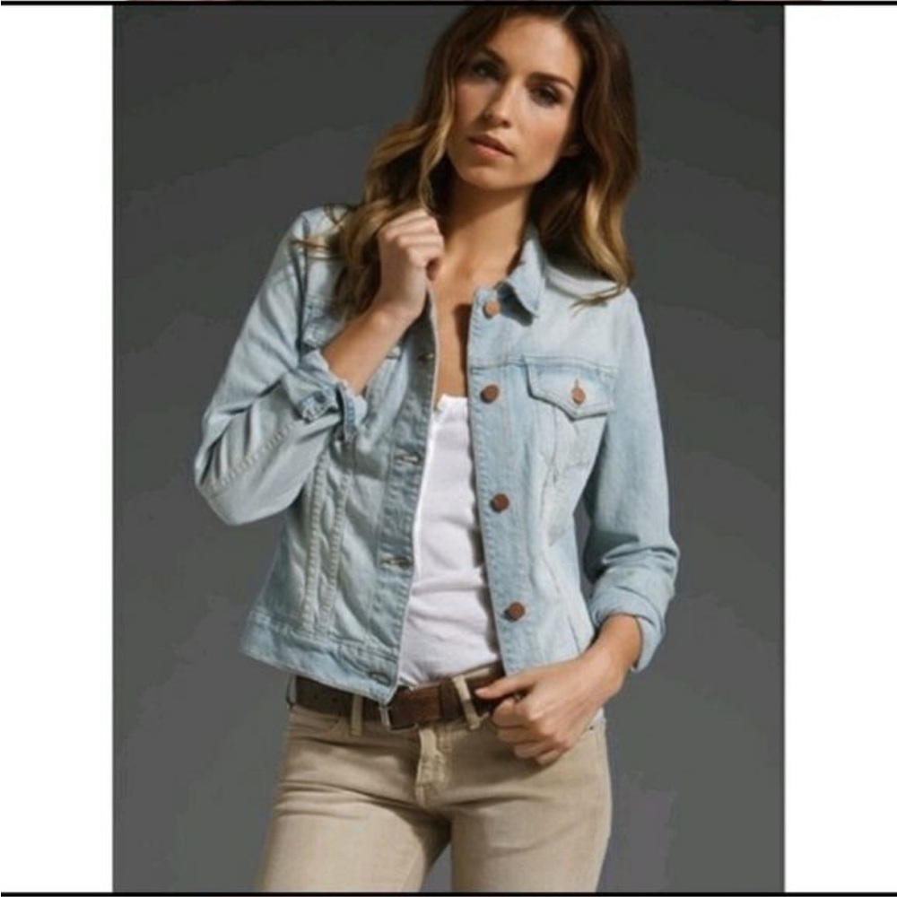 J Brand Fitted Atomic Denim Jacket
